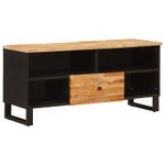 Casa si Gradina - Mobilier - Comode si corpuri - Comode - Cabinet TV cu raft Maro 100 x 33,5 x 46 cm Lemn de mango solid - Infinity.ro