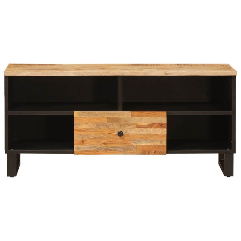 Casa si Gradina - Mobilier - Comode si corpuri - Comode - Cabinet TV cu raft Maro 100 x 33,5 x 46 cm Lemn de mango solid - Infinity.ro