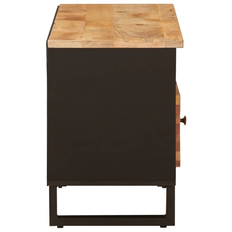 Casa si Gradina - Mobilier - Comode si corpuri - Comode - Cabinet TV cu raft Maro 100 x 33,5 x 46 cm Lemn de mango solid - Infinity.ro