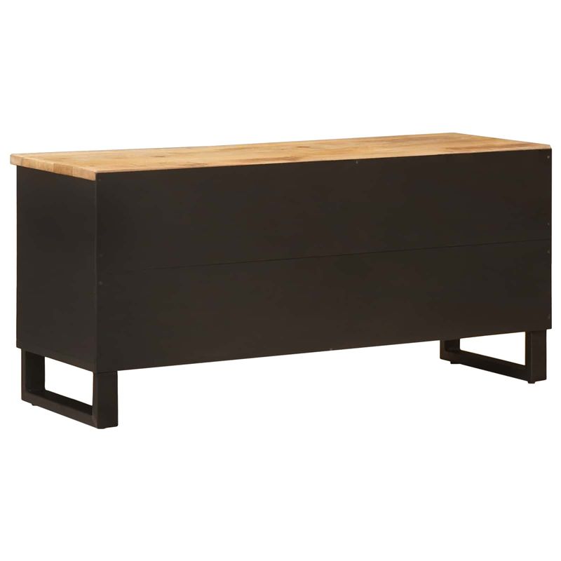 Casa si Gradina - Mobilier - Comode si corpuri - Comode - Cabinet TV cu raft Maro 100 x 33,5 x 46 cm Lemn de mango solid - Infinity.ro