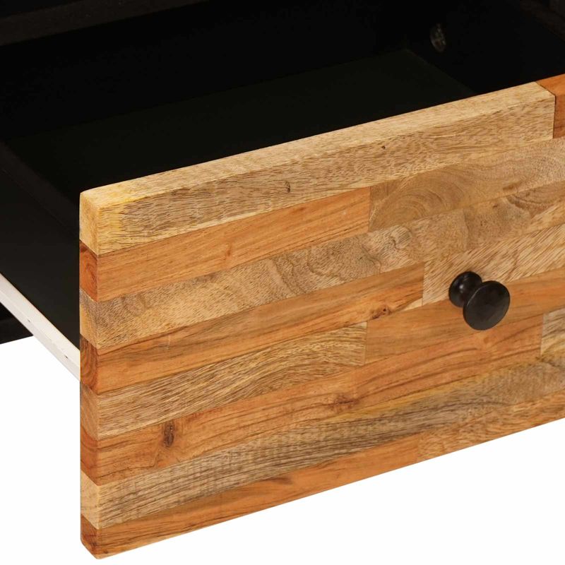 Casa si Gradina - Mobilier - Comode si corpuri - Comode - Cabinet TV cu raft Maro 100 x 33,5 x 46 cm Lemn de mango solid - Infinity.ro