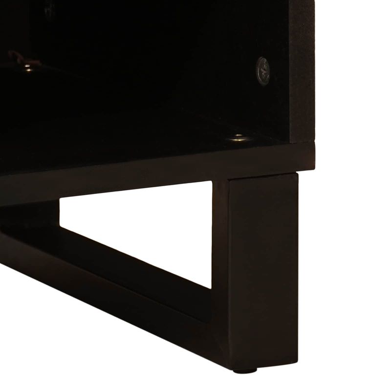 Casa si Gradina - Mobilier - Comode si corpuri - Comode - Cabinet TV cu raft Maro 100 x 33,5 x 46 cm Lemn de mango solid - Infinity.ro