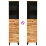 Casa si Gradina - Mobilier - Mobilier baie - Comode baie - Dulap de Baie natural 38 x 33,5 x 160 cm Lemn de mango solid - Infinity.ro