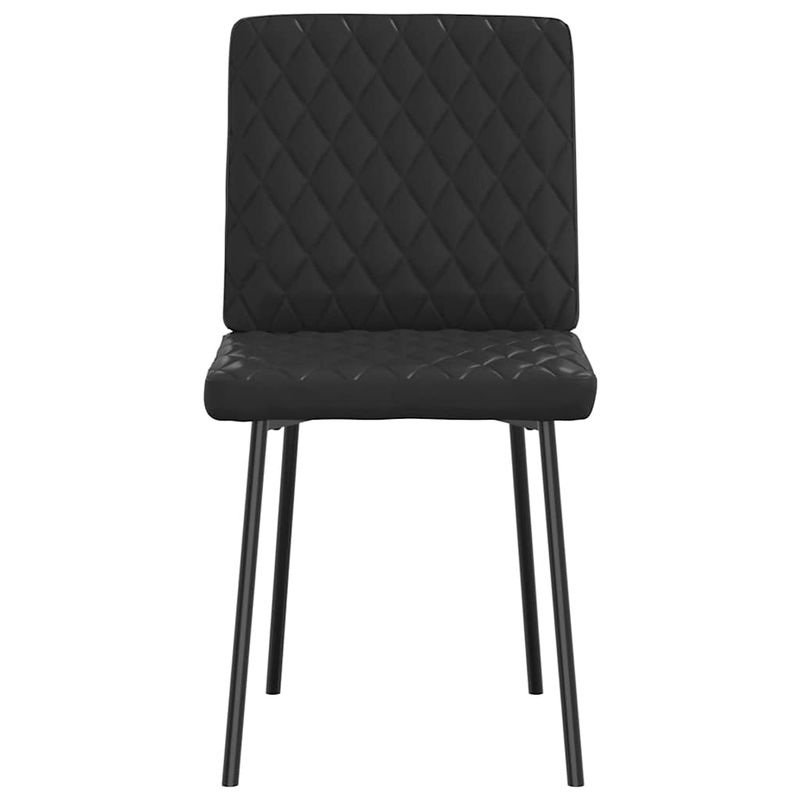Casa si Gradina - Mobilier - Scaune si fotolii - Scaune - Scaune de bucatarie, 2 buc., negru, piele ecologica - Infinity.ro