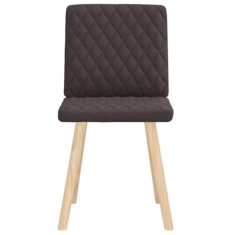 Casa si Gradina - Mobilier - Scaune si fotolii - Scaune - Scaune de masa, 2 buc., maro inchis, material textil - Infinity.ro