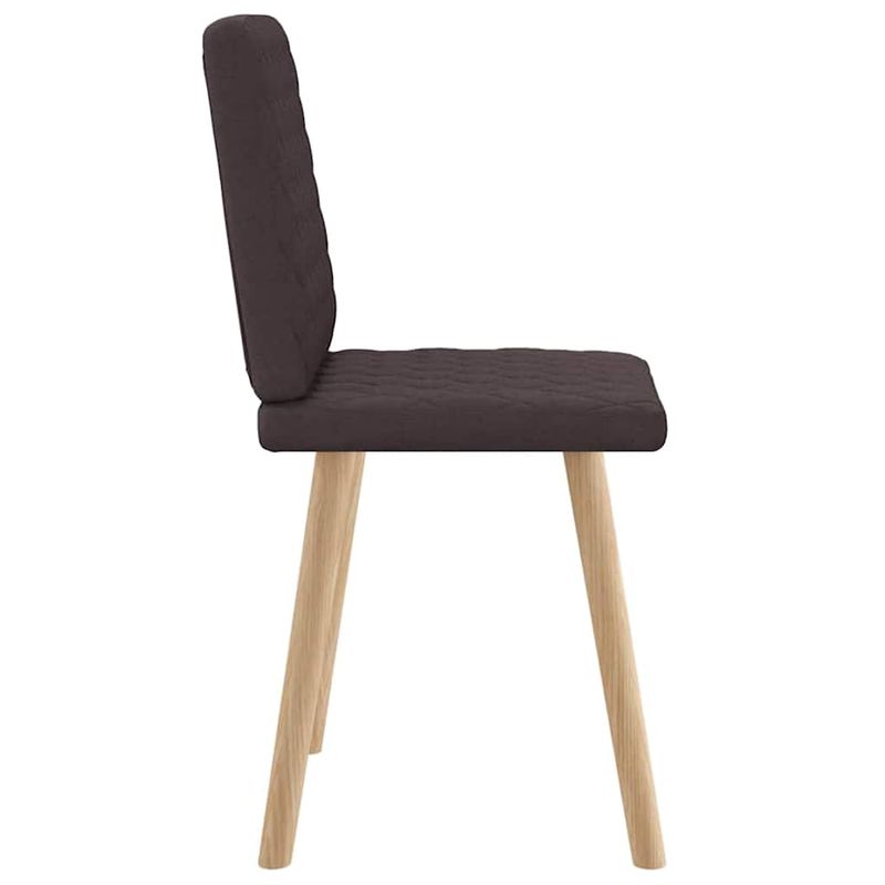 Casa si Gradina - Mobilier - Scaune si fotolii - Scaune - Scaune de masa, 2 buc., maro inchis, material textil - Infinity.ro