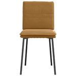 Casa si Gradina - Mobilier - Scaune si fotolii - Scaune - Scaune de bucatarie, 2 buc., maro, catifea - Infinity.ro