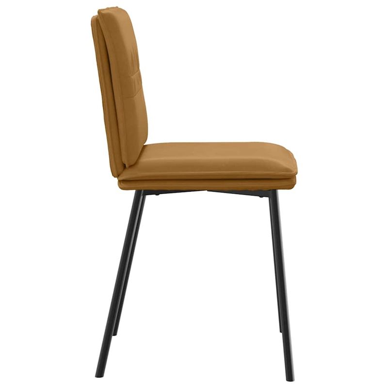 Casa si Gradina - Mobilier - Scaune si fotolii - Scaune - Scaune de bucatarie, 2 buc., maro, catifea - Infinity.ro