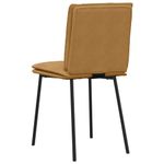 Casa si Gradina - Mobilier - Scaune si fotolii - Scaune - Scaune de bucatarie, 2 buc., maro, catifea - Infinity.ro