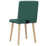 Casa si Gradina - Mobilier - Scaune si fotolii - Scaune - Scaune de bucatarie, 2 buc., verde inchis, material textil - Infinity.ro