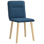 Casa si Gradina - Mobilier - Scaune si fotolii - Scaune - Scaune de bucatarie, 2 buc., albastru, textil - Infinity.ro