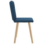Casa si Gradina - Mobilier - Scaune si fotolii - Scaune - Scaune de bucatarie, 2 buc., albastru, textil - Infinity.ro