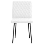 Casa si Gradina - Mobilier - Scaune si fotolii - Scaune - Scaune de bucatarie, 2 buc., alb, piele ecologica - Infinity.ro