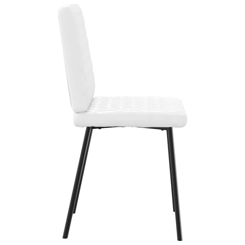 Casa si Gradina - Mobilier - Scaune si fotolii - Scaune - Scaune de bucatarie, 2 buc., alb, piele ecologica - Infinity.ro