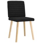 Casa si Gradina - Mobilier - Scaune si fotolii - Scaune - Scaune de bucatarie, 2 buc. negru, textil - Infinity.ro