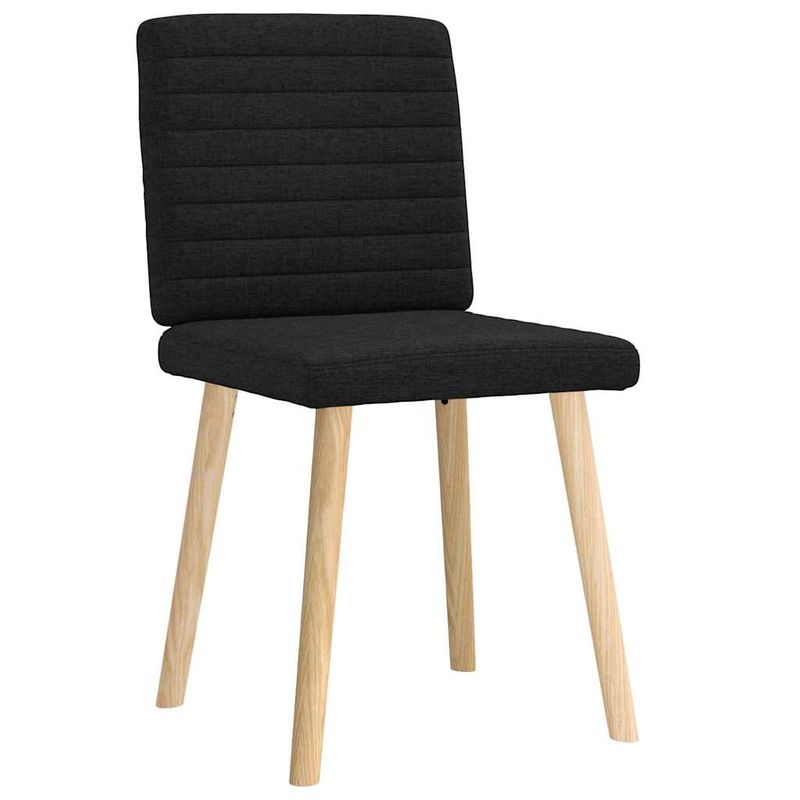 Casa si Gradina - Mobilier - Scaune si fotolii - Scaune - Scaune de bucatarie, 2 buc. negru, textil - Infinity.ro
