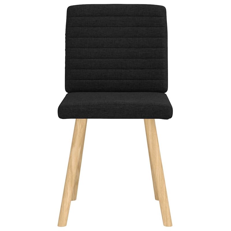 Casa si Gradina - Mobilier - Scaune si fotolii - Scaune - Scaune de bucatarie, 2 buc. negru, textil - Infinity.ro