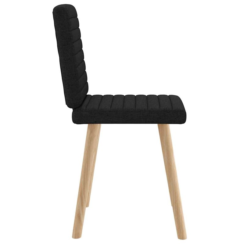 Casa si Gradina - Mobilier - Scaune si fotolii - Scaune - Scaune de bucatarie, 2 buc. negru, textil - Infinity.ro