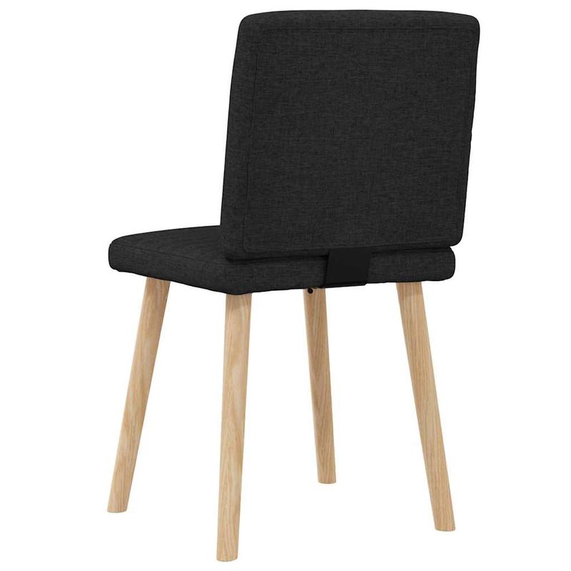 Casa si Gradina - Mobilier - Scaune si fotolii - Scaune - Scaune de bucatarie, 2 buc. negru, textil - Infinity.ro