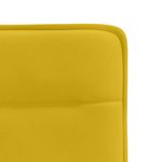 Casa si Gradina - Mobilier - Scaune si fotolii - Scaune - Scaune de bucatarie, 2 buc., galben, catifea - Infinity.ro