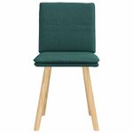 Casa si Gradina - Mobilier - Scaune si fotolii - Scaune - Scaune de bucatarie, 2 buc., verde inchis, material textil - Infinity.ro
