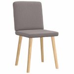 Casa si Gradina - Mobilier - Scaune si fotolii - Scaune - Scaune de bucatarie, 2 buc., gri taupe, material textil - Infinity.ro