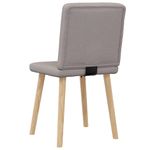 Casa si Gradina - Mobilier - Scaune si fotolii - Scaune - Scaune de bucatarie, 2 buc., gri taupe, material textil - Infinity.ro