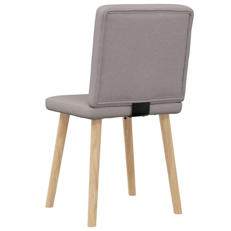 Casa si Gradina - Mobilier - Scaune si fotolii - Scaune - Scaune de bucatarie, 2 buc., gri taupe, material textil - Infinity.ro