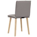Casa si Gradina - Mobilier - Scaune si fotolii - Scaune - Scaune de bucatarie, 2 buc., gri taupe, material textil - Infinity.ro