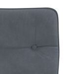 Casa si Gradina - Mobilier - Scaune si fotolii - Scaune - Scaune de bucatarie, 2 buc., gri inchis, catifea - Infinity.ro