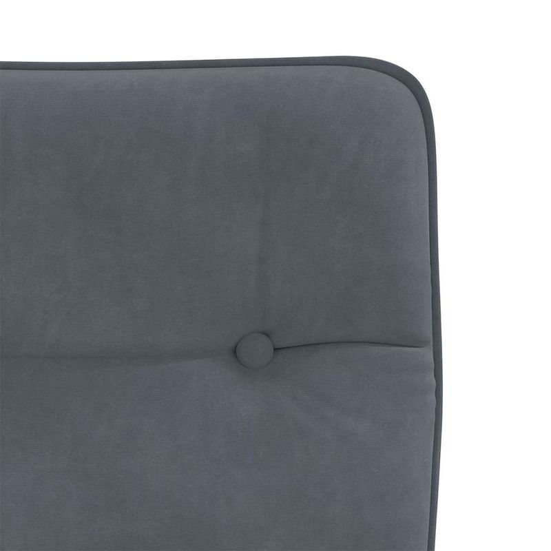 Casa si Gradina - Mobilier - Scaune si fotolii - Scaune - Scaune de bucatarie, 2 buc., gri inchis, catifea - Infinity.ro