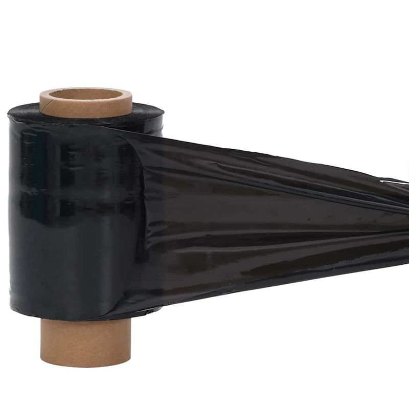 Carti si Birotica - Birotica - Articole ambalare - Pelicule extensibile 50 buc Negru 23 µm 10 cm x 150 m - Infinity.ro