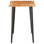 Casa si Gradina - Mobilier - Mese si birouri - Mese bucatarie si dining - Mese de sufragerie Maro si negru 110 x 55 x 75 cm - Infinity.ro