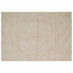 Casa si Gradina - Textile si covoare - Covoare - Covoare casa - Covor Natural si Alb 200 x 290 cm Iuta - Infinity.ro