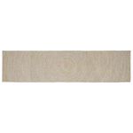 Casa si Gradina - Textile si covoare - Covoare - Covoare casa - Covor Natural si Alb 60 x 400 cm Iuta - Infinity.ro