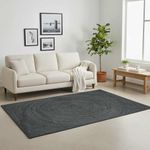 Casa si Gradina - Textile si covoare - Covoare - Covoare casa - Covor Gri inchis 200 x 290 cm Iuta - Infinity.ro