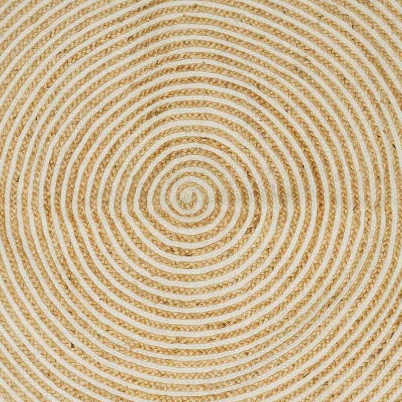 Casa si Gradina - Textile si covoare - Covoare - Covoare casa - Covor Natural si Alb 120 x 170 cm Iuta - Infinity.ro