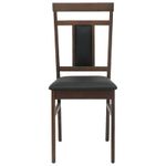 Casa si Gradina - Mobilier - Scaune si fotolii - Scaune - Scaun de sufragerie 2 pcs Maro deschis si negru - Infinity.ro