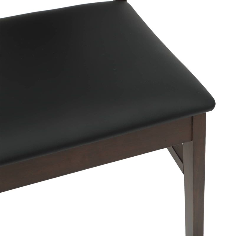 Casa si Gradina - Mobilier - Scaune si fotolii - Scaune - Scaun de sufragerie 2 pcs Maro deschis si negru - Infinity.ro
