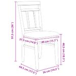 Casa si Gradina - Mobilier - Scaune si fotolii - Scaune - Scaun de sufragerie 2 pcs Maro deschis si negru - Infinity.ro