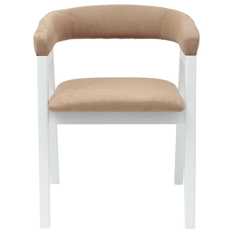 Casa si Gradina - Mobilier - Scaune si fotolii - Scaune - Scaune de dining 2 pcs Alb 54 x 57 x 73 cm - Infinity.ro
