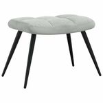 Casa si Gradina - Mobilier - Scaune si fotolii - Fotolii - Fotoliu Relaxant cu Taburet 2 pcs Gri deschis Catifea - Infinity.ro