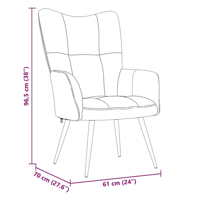 Casa si Gradina - Mobilier - Scaune si fotolii - Fotolii - Fotoliu Relaxant cu Taburet 2 pcs Gri deschis Catifea - Infinity.ro