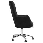 Casa si Gradina - Mobilier - Scaune si fotolii - Fotolii - Fotoliu de relaxare cu roti Negru 62 x 68,5 x 105 cm Catifea - Infinity.ro
