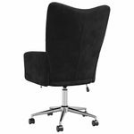 Casa si Gradina - Mobilier - Scaune si fotolii - Fotolii - Fotoliu de relaxare cu roti Negru 62 x 68,5 x 105 cm Catifea - Infinity.ro