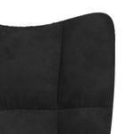 Casa si Gradina - Mobilier - Scaune si fotolii - Fotolii - Fotoliu de relaxare cu roti Negru 62 x 68,5 x 105 cm Catifea - Infinity.ro