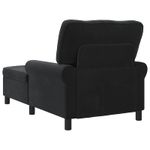 Casa si Gradina - Mobilier - Scaune si fotolii - Fotolii - Sezlong de relaxare cu perna Negru 91 x 157 x 91 cm Catifea - Infinity.ro