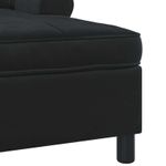 Casa si Gradina - Mobilier - Scaune si fotolii - Fotolii - Sezlong de relaxare cu perna Negru 91 x 157 x 91 cm Catifea - Infinity.ro