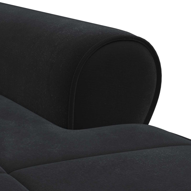 Casa si Gradina - Mobilier - Scaune si fotolii - Fotolii - Sezlong de relaxare cu perna Negru 91 x 157 x 91 cm Catifea - Infinity.ro