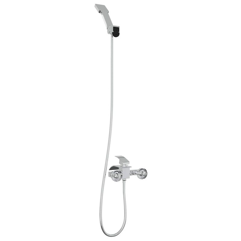 Casa si Gradina - Sanitare - Cazi si cabine de dus - Accesorii cada - Set de cap de dus Crom G 1 / 2 inci - Infinity.ro